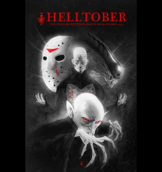 HELLTOBER 2023 PROCESS ART BOOK & PRINTS