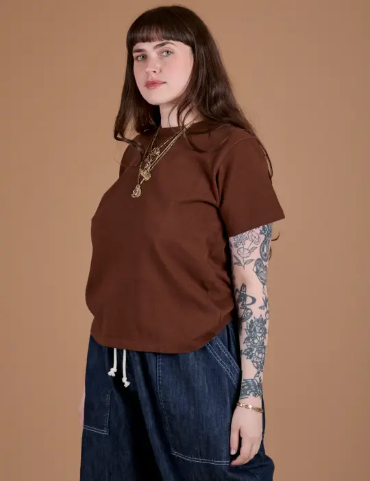 Burly Tee - Fudgesicle Brown