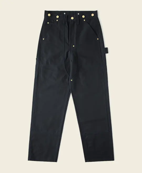 Heavy Duty Canvas Double Knee Pants - Navy
