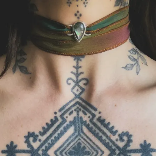 Abalone Silk Wrap ||