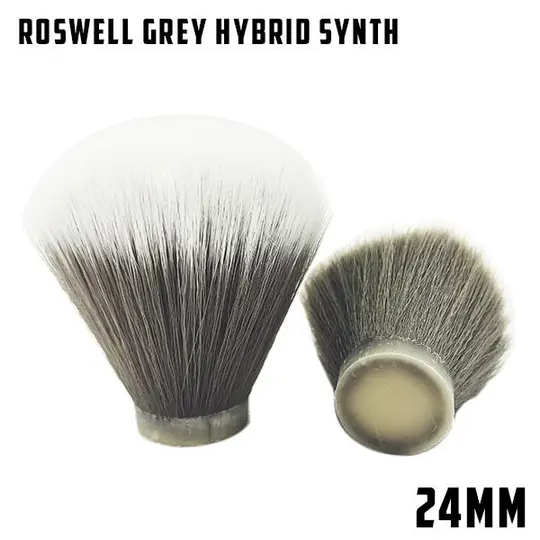 Roswell Grey Hybrid Synthetic 24mm knot | Bulb/Fan