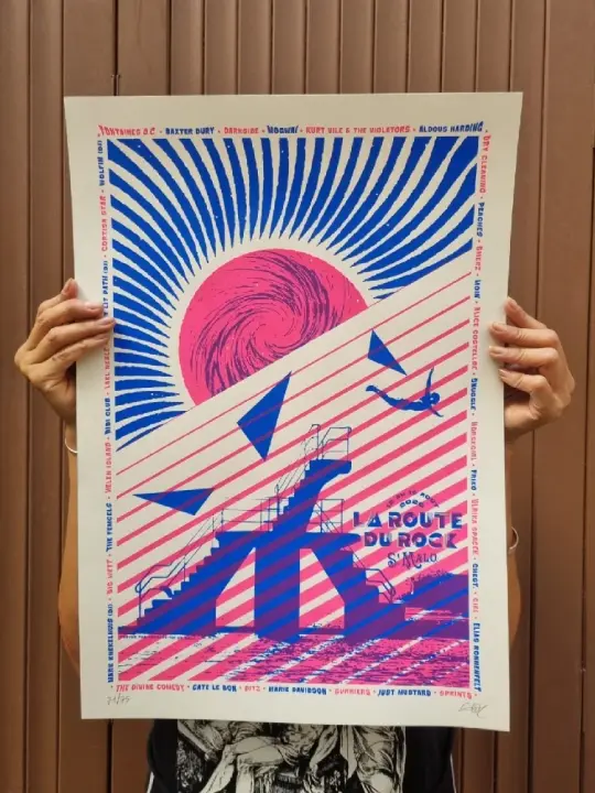 La Route du rock 2026 gigposter