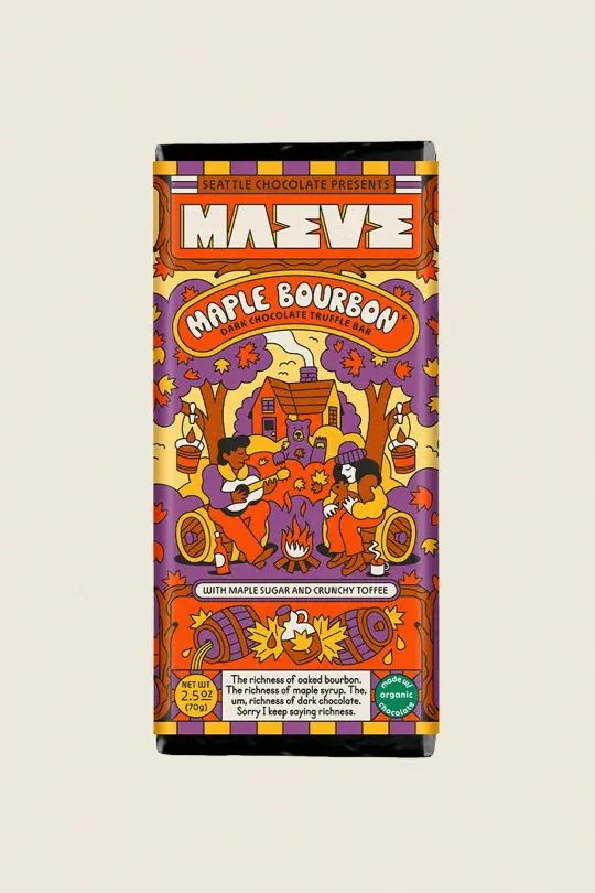 Maple Bourbon Truffle Bar