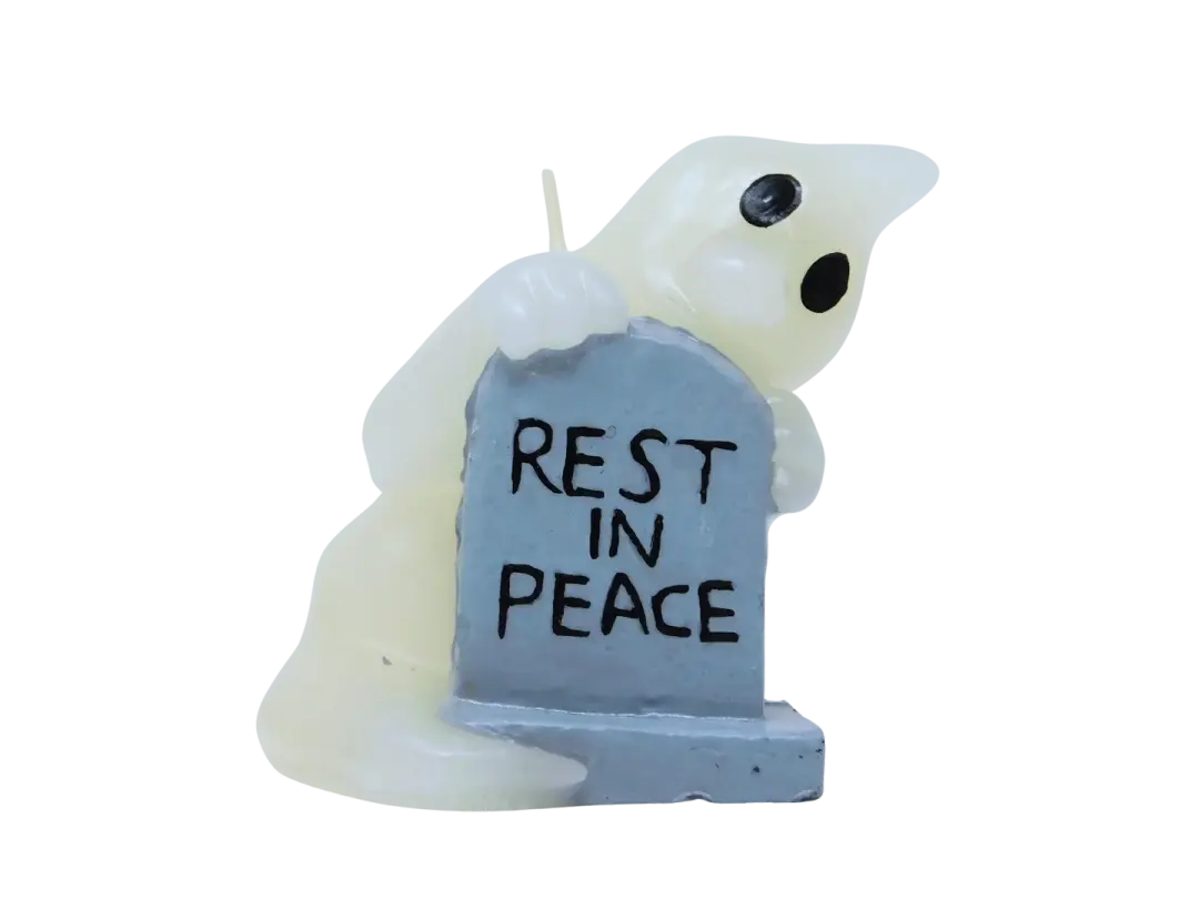 Vintage Halloween Ghost Candle