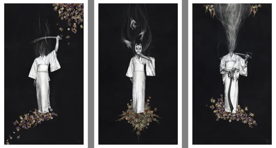 'Yurei - Yokai' series by Stephanie Inagaki