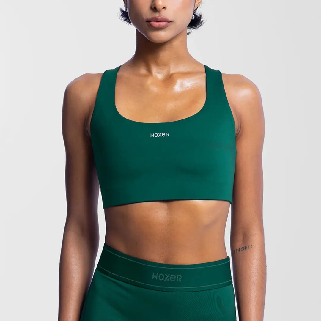 Win Boss Sports Bra Evergreen