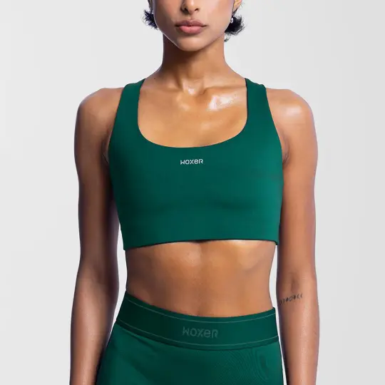 Win Boss Sports Bra Evergreen