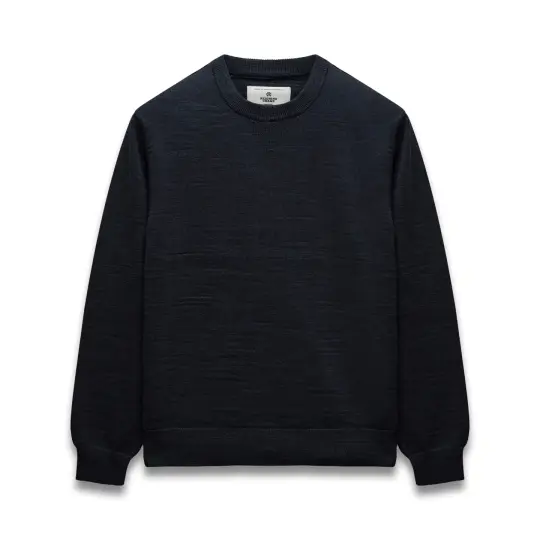 Cotton Slub Laurel Crewneck
