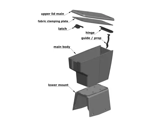EF Honda (CRX, Civic) Arm Rest Spare Parts