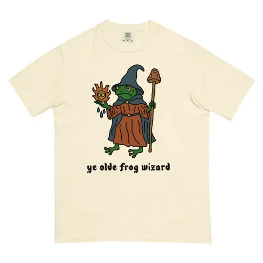 ye olde frog wizard 2.0 tshirt