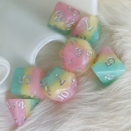 Spring Awakening Dice Set