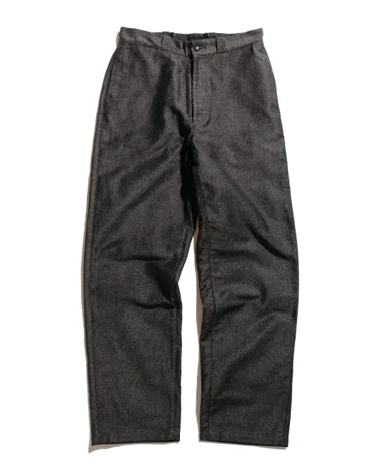 The Real McCoy's MP24101 Double Diamond Trousers / Printed Moleskin Salt & Pepper