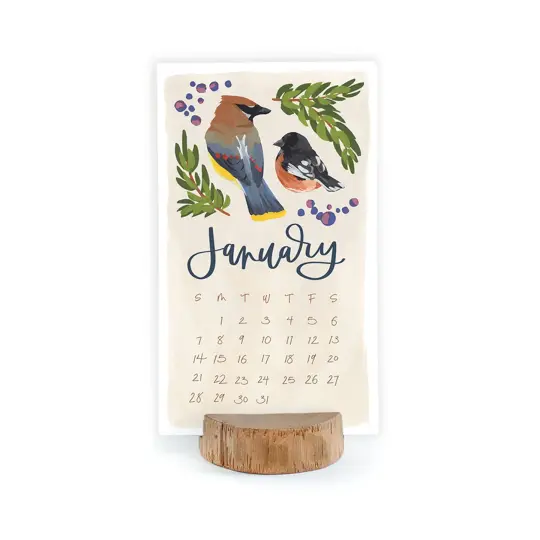 Feathered Friends 2024 Standing Calendar