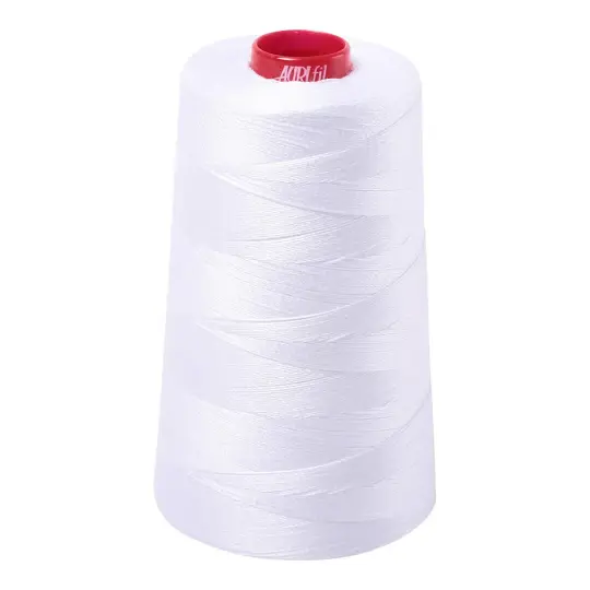 Mako Cotton Embroidery Thread 12wt 1931yds White
