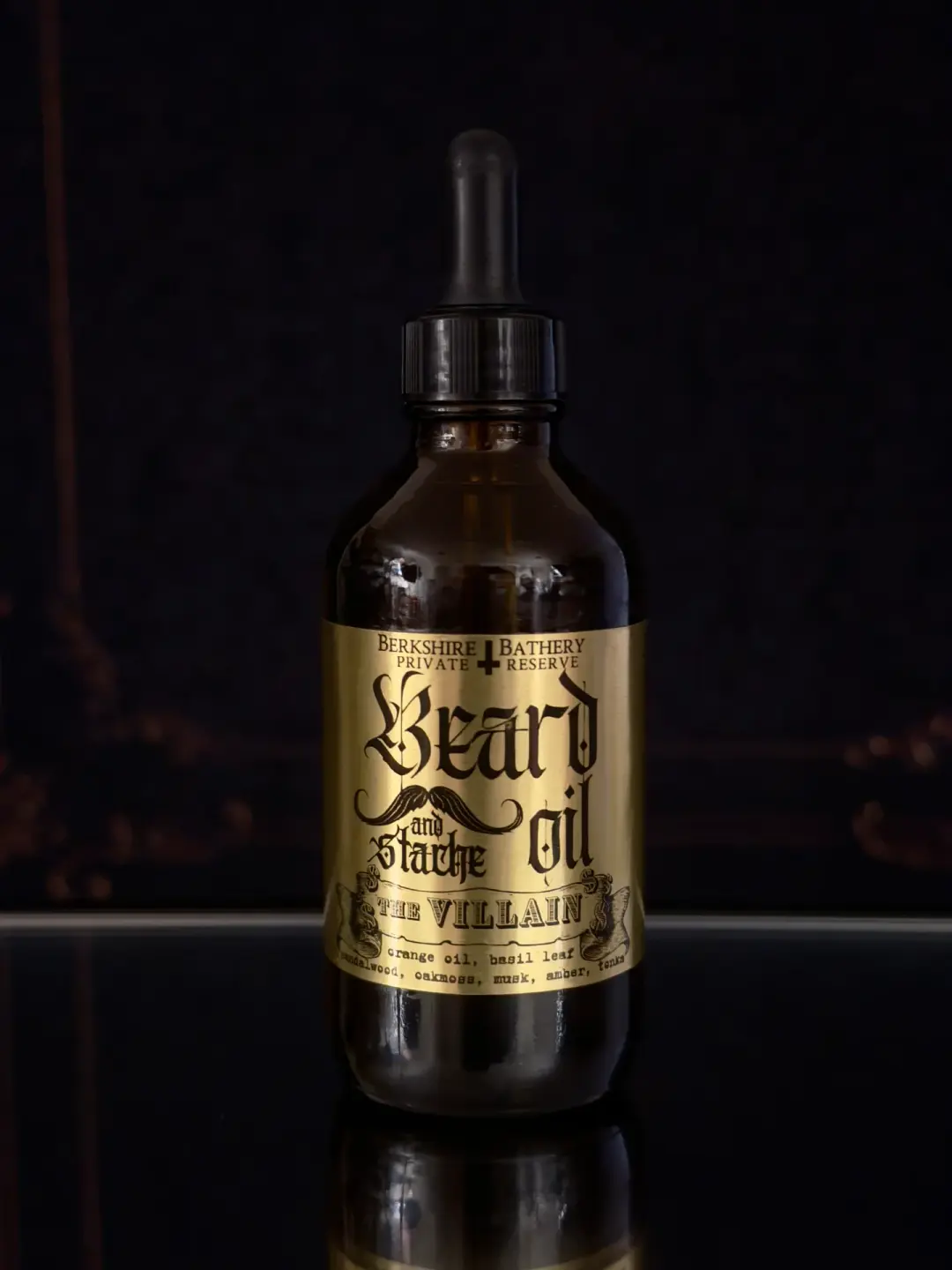 THE VILLAIN | 4oz Sexy AF Beard & 'Stache Oil | Made With Hemp Oil