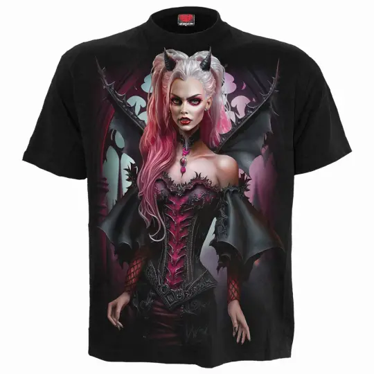 THE ANTIBARB Front Print T-Shirt Black - Gothic Anti-Establishment T-Shirt