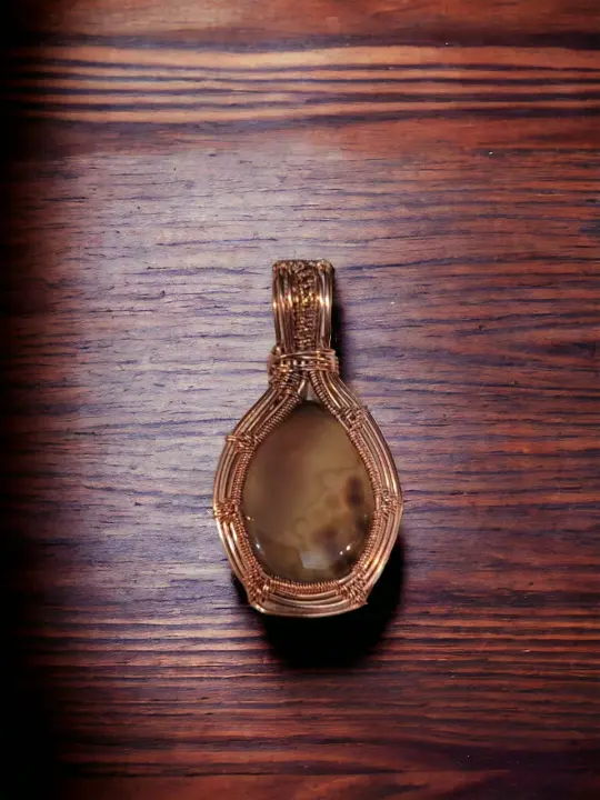 Gemstone Copper pendant