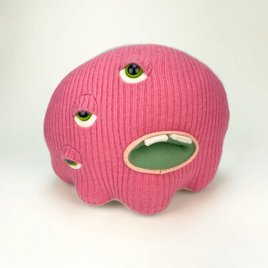 Muffin the upcycled sweater handmade stuffed my friend monster™ plushie