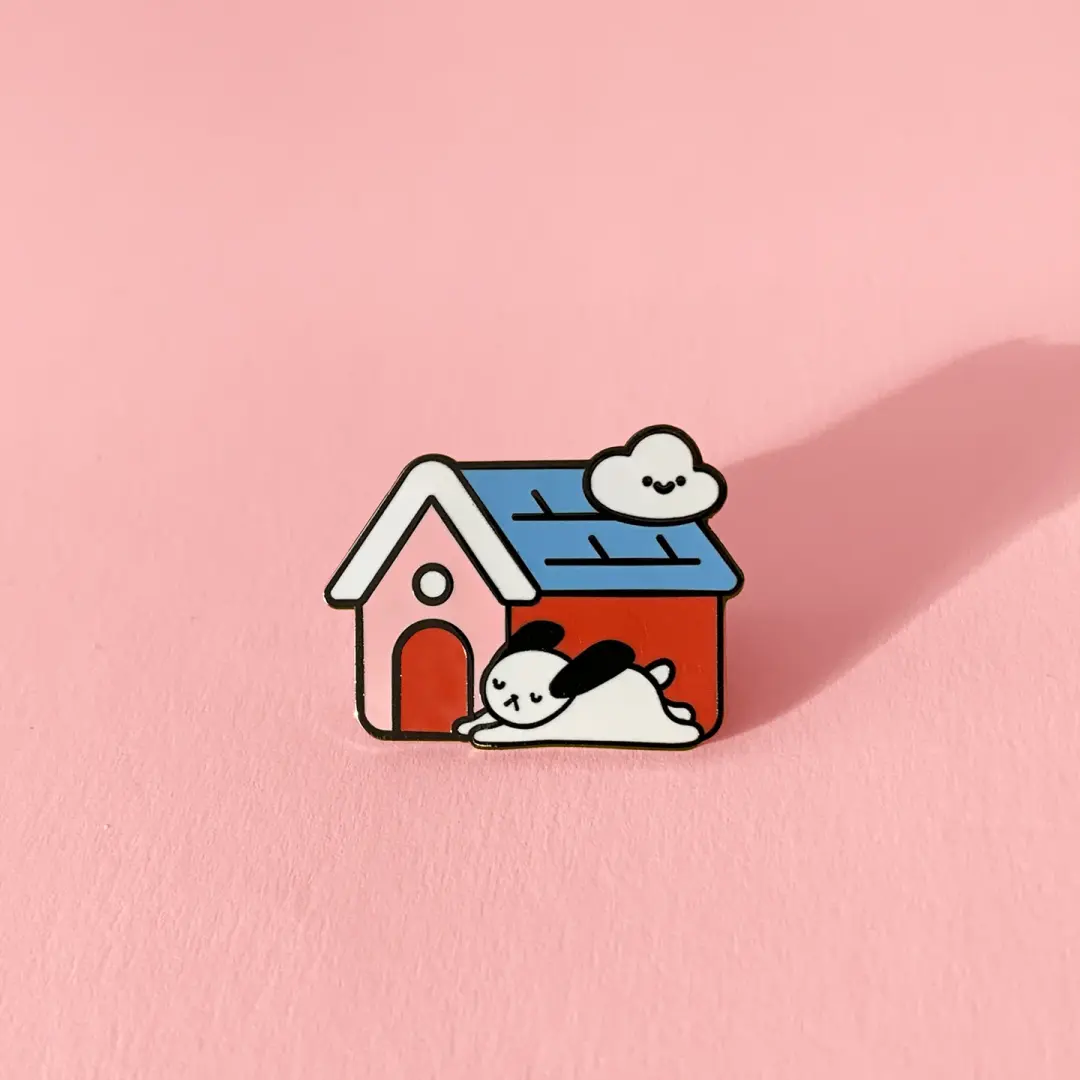 Yeunglove Puppy Home Enamel Pin
