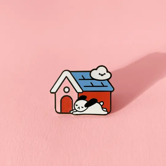 Yeunglove Puppy Home Enamel Pin