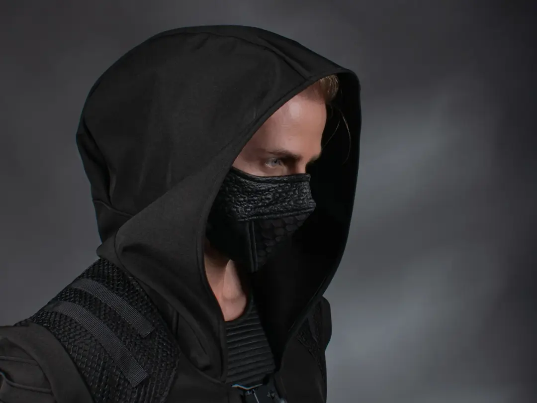 MC-Q3 Black face mask