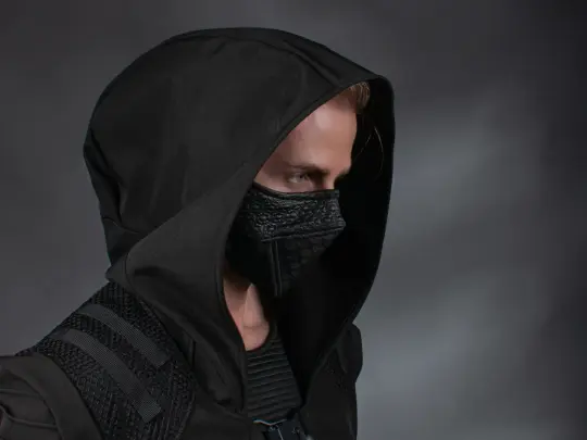 MC-Q3 Black face mask