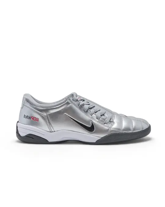 Nike Total 90 Metallic Silver/University Red