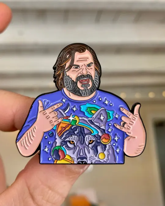 Jack Black - Enamel Pin