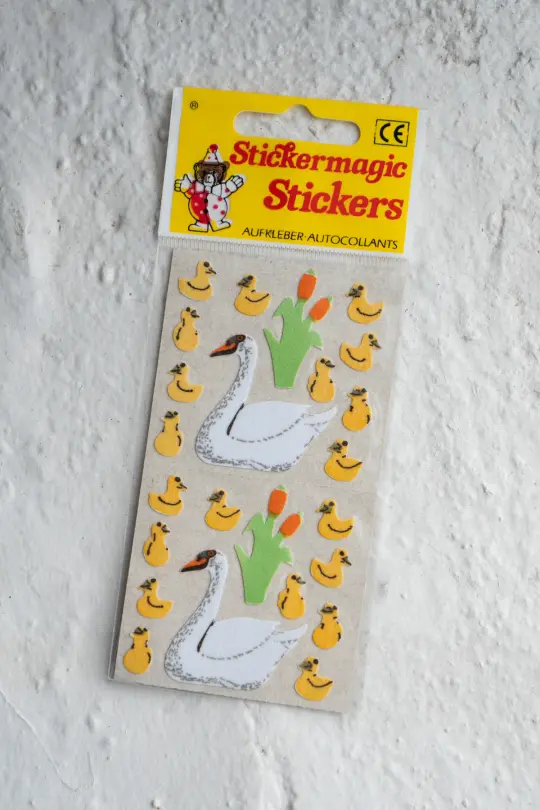 Vintage Sticker Strips - Birds