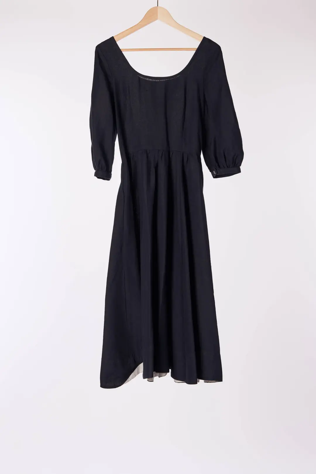 Carmen Dress, 3/4 Sleeve, Night Navy