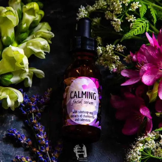Calming Face Serum for Dry Skin.