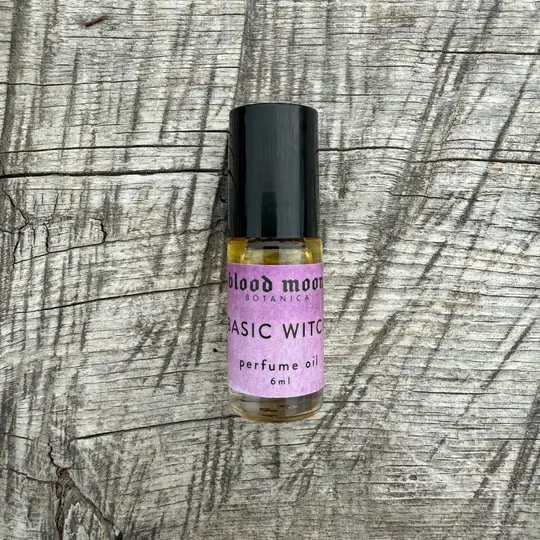 Basic Witch Perfume Oil with Dark Fruit, Coffee, Pumpkin & Incense