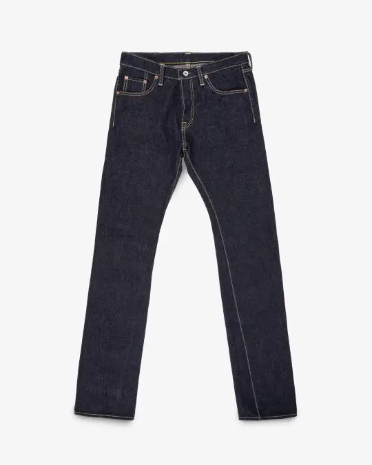 19oz Left Hand Twill Selvedge Denim Slim Cut Jeans - Indigo