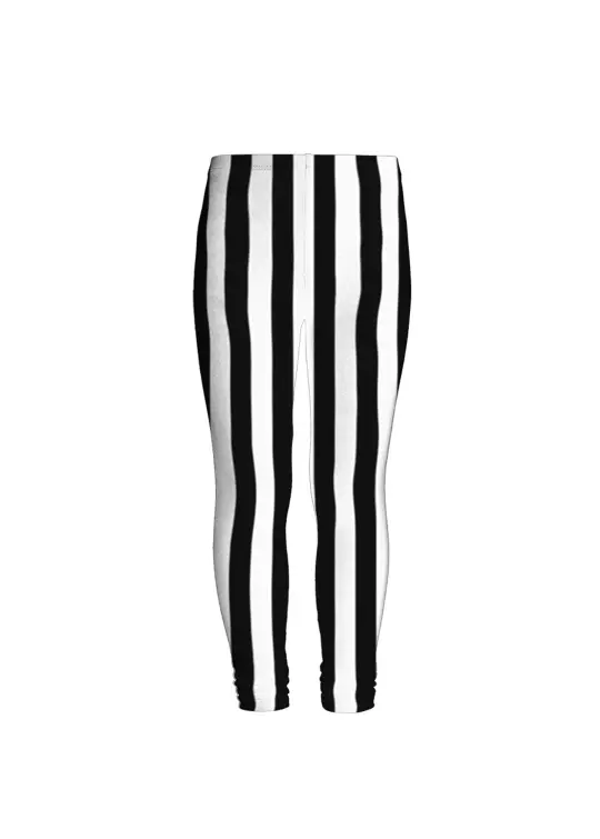 M velvet beetlejuice stripe leggings