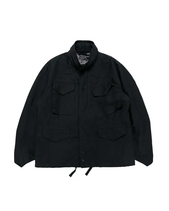 Engineered Garments M65 Field Jacket Black Cotton Double Cloth