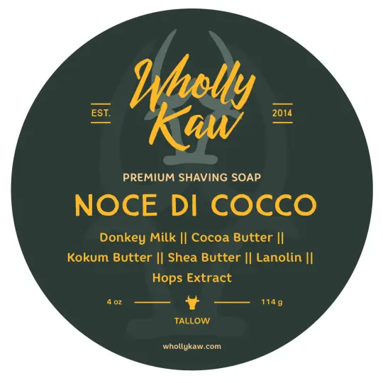 Noce di Cocco Shaving Soap, Tallow + Vegan