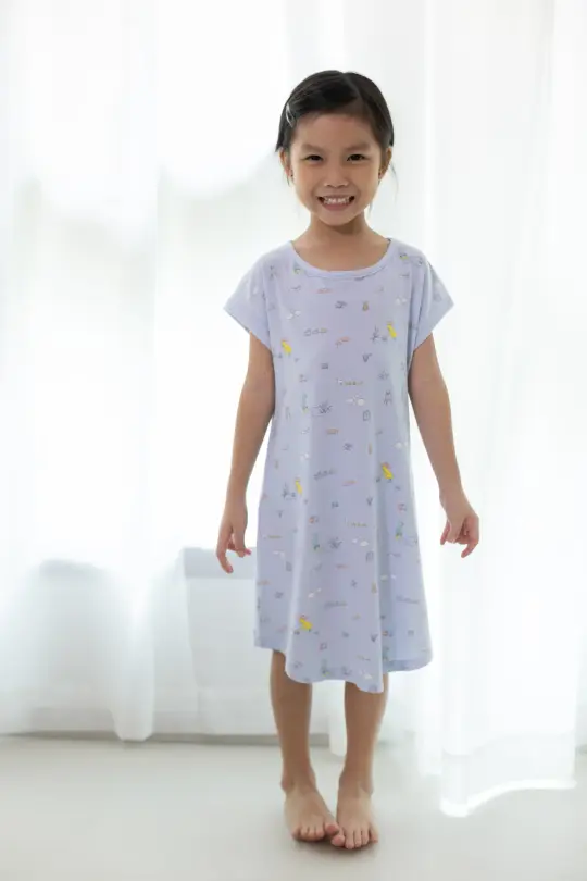 Girls' Nightgown - Rain And Cozy