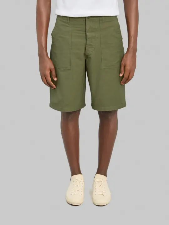 Buzz Rickson's BR51735 Cotton Sateen OG 107 Type I Class Shorts Olive