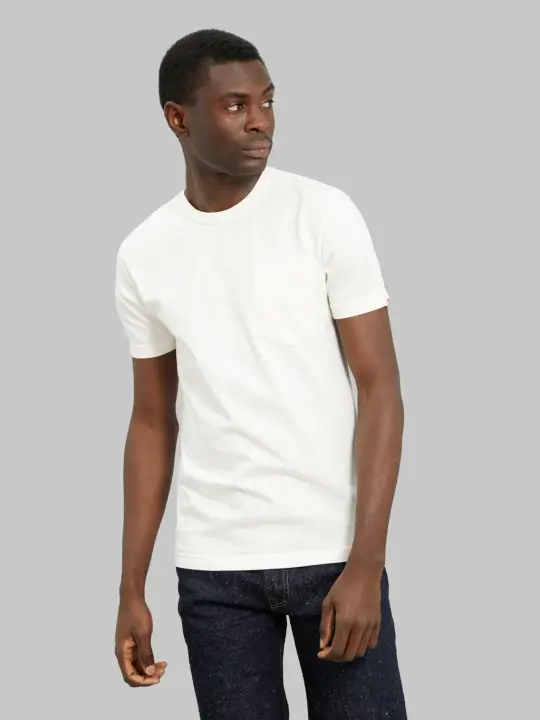 UES Ramayana Crew-Neck Pocket T-Shirt White