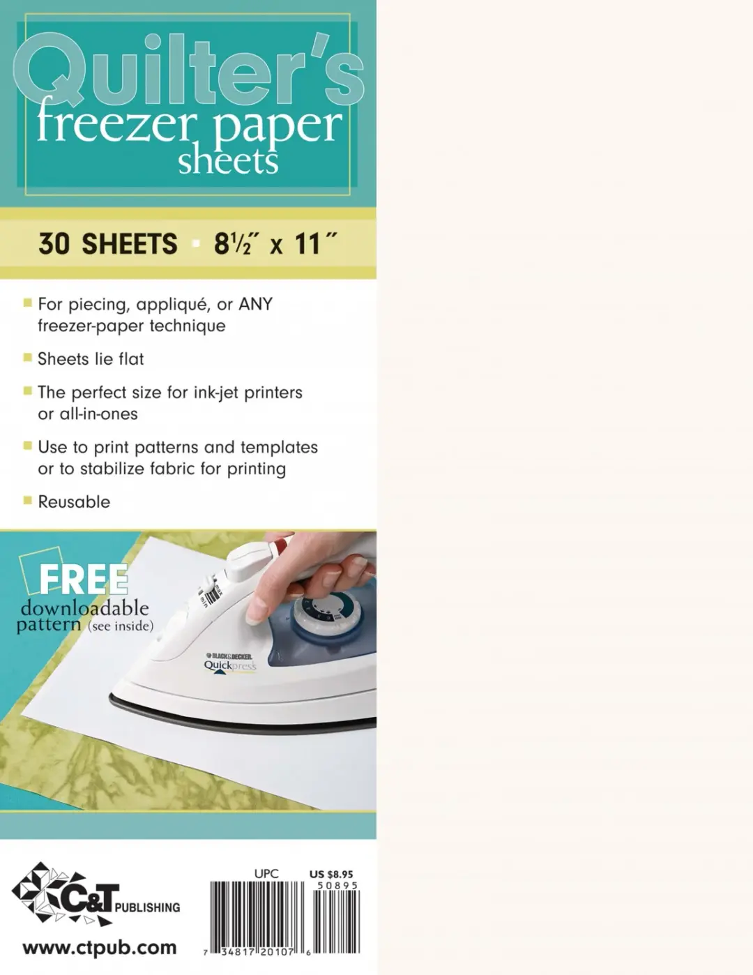 Quilter's Freezer Paper