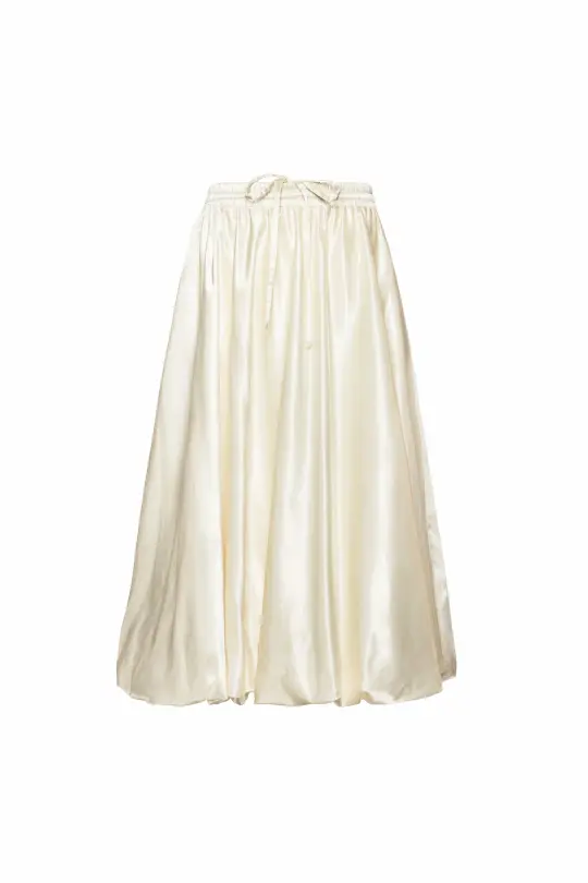 Off-White Balloon Midi Skirt