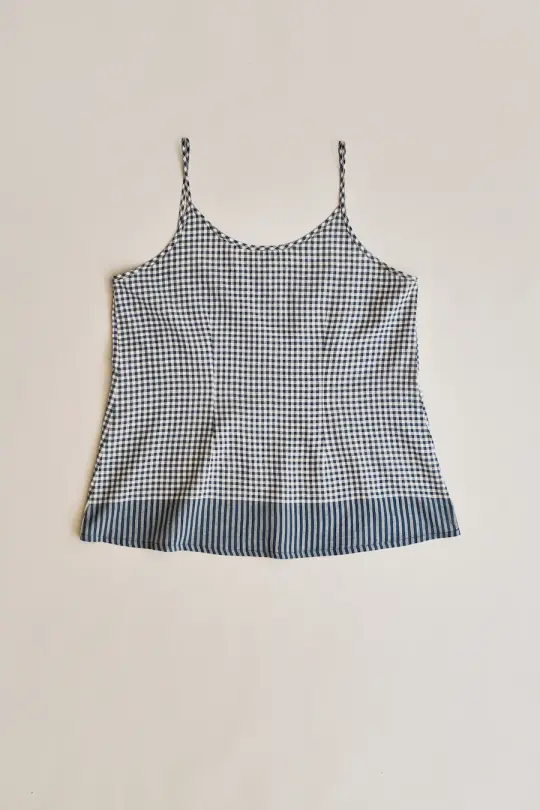 GIA - INDIGO CHECKS