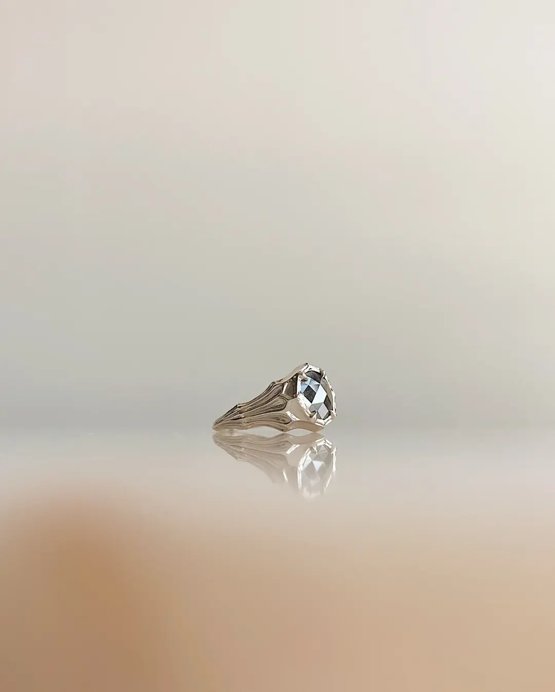 The Rose Window // 14kw + 1.44ct Diamond