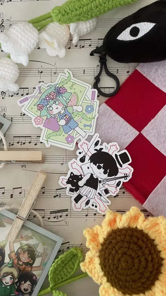 Omori SMASH Stickers