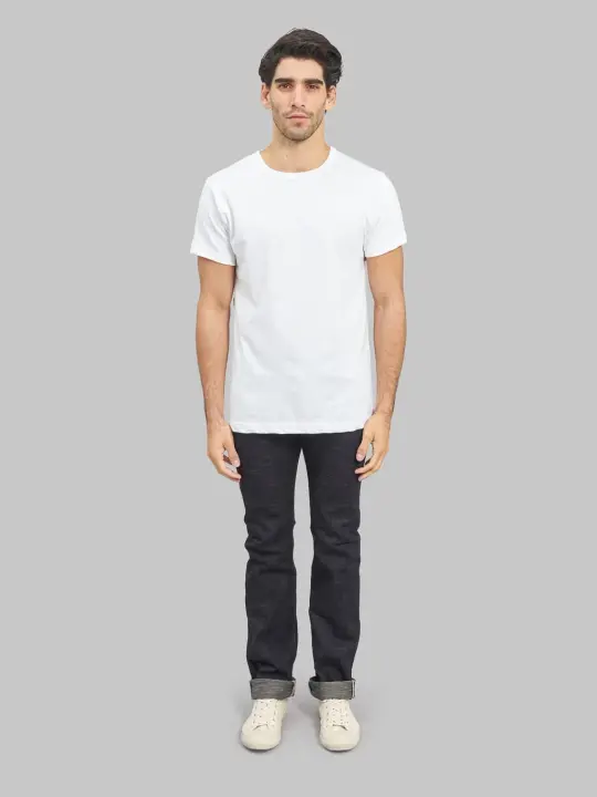 The Strike Gold 5109 15oz Slub Grey Weft Slim Tapered Jeans