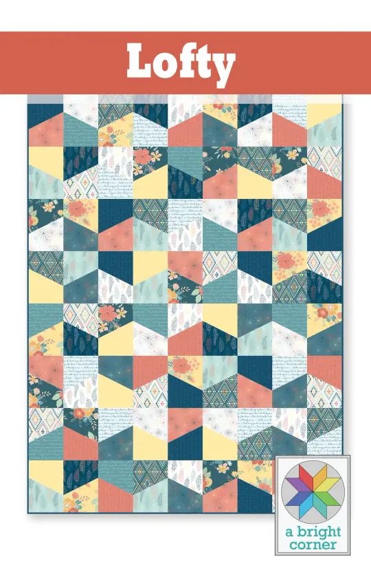 Lofty Quilt Pattern - PAPER pattern