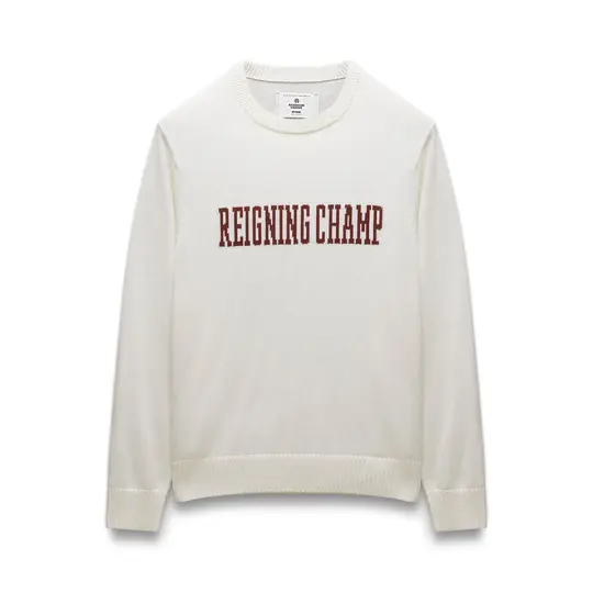 Supima Knit Collegiate Crewneck