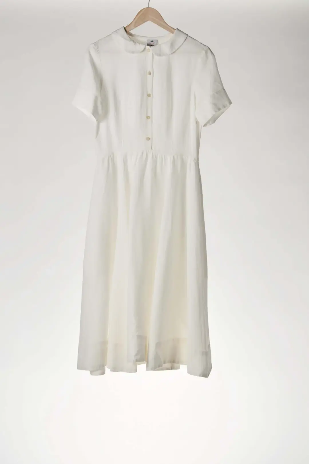 Magnolia White Sleeve Short Classic Dress