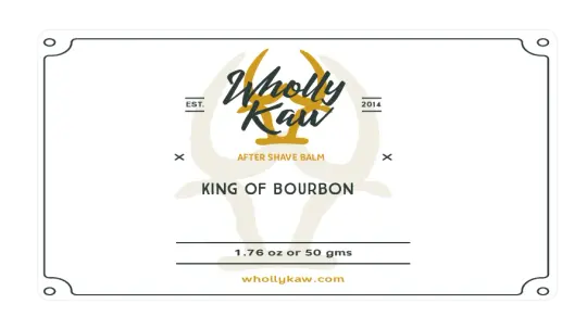 King of Bourbon After Shave Balm, Alcohol-Free