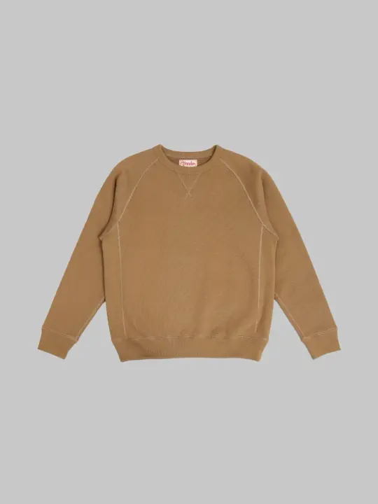 Wonder Looper Pullover Crewneck 876gsm Double Heavyweight French Terry Dune